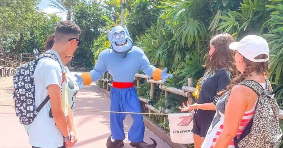 genie visiting disney world guests