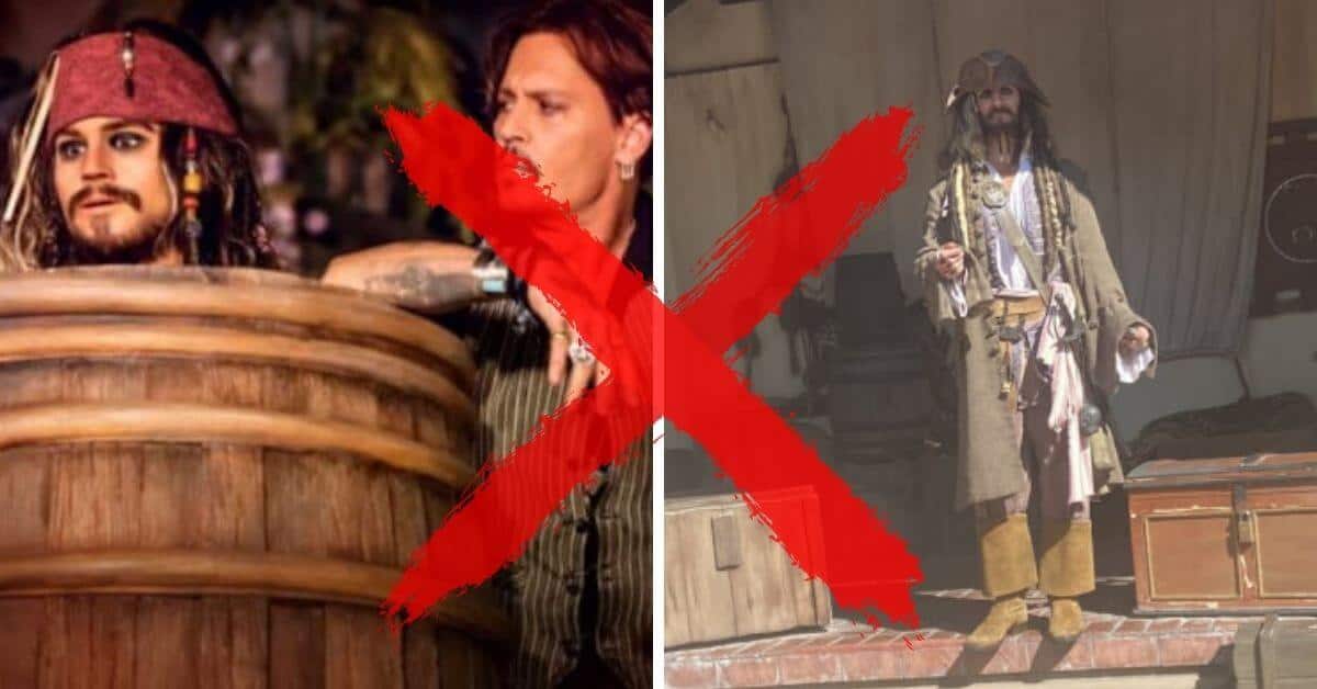 jack sparrow johnny depp disney world