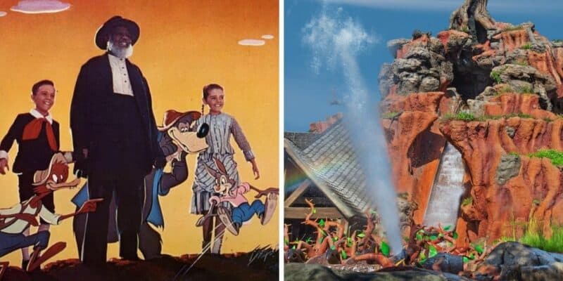 song of the south (left) splash mountain (right)