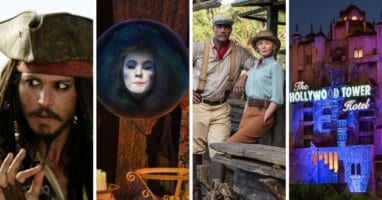johnny depp pirates, haunted mansion, jungle cruise, tower of terror
