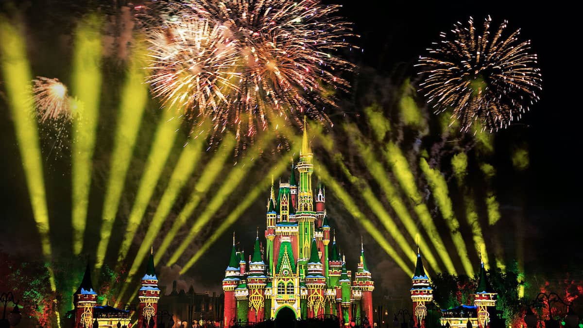 WDW Christmas Fireworks