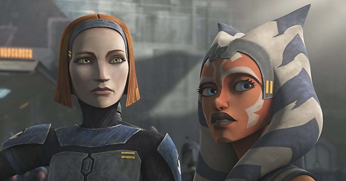 bo-katan kryze (left) and ahsoka tano (right)