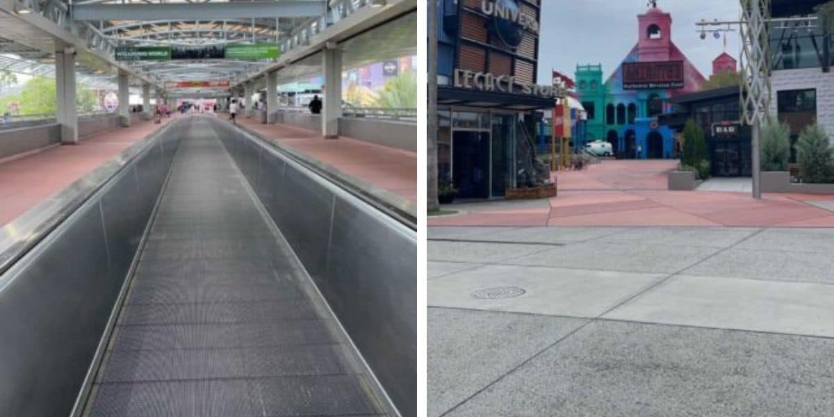 Empty Universal Orlando Resort