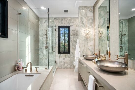 golden oak home guest bathroom 2