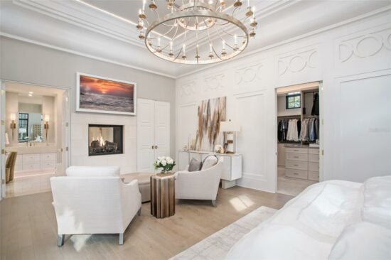 golden oak home master bedroom 2