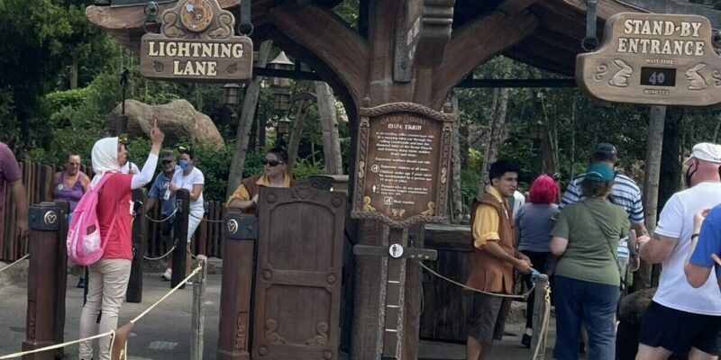 seven dwarfs mine train entrance