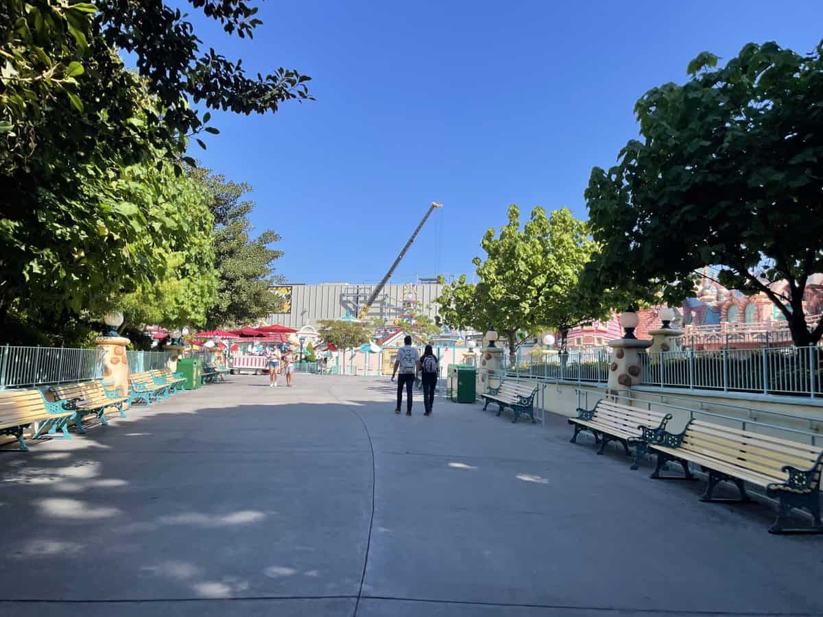 mickeys toontown construction in disneyland