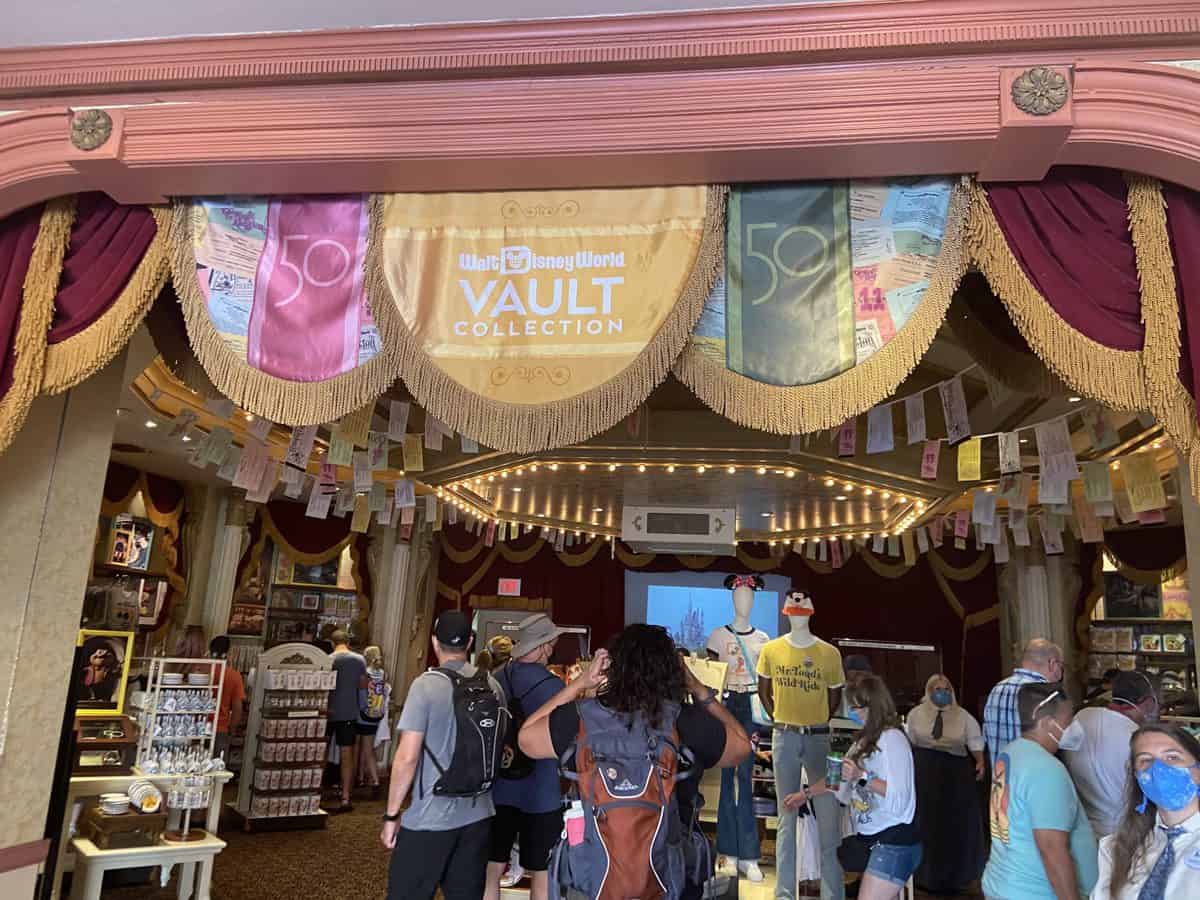 Main Street cinema at magic kingdom 50th anniversary overlay