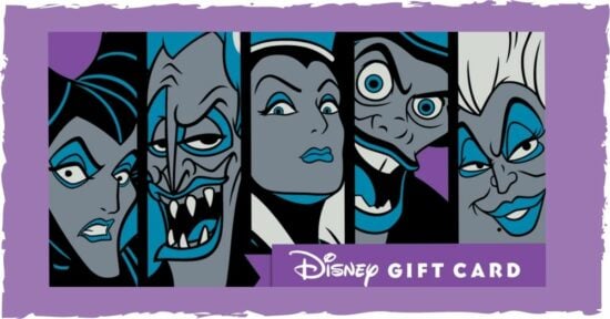 Villains Disney giftcard