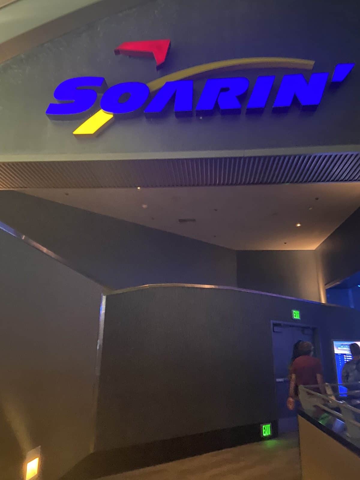 soarin around the world entrance inside the land pavilion
