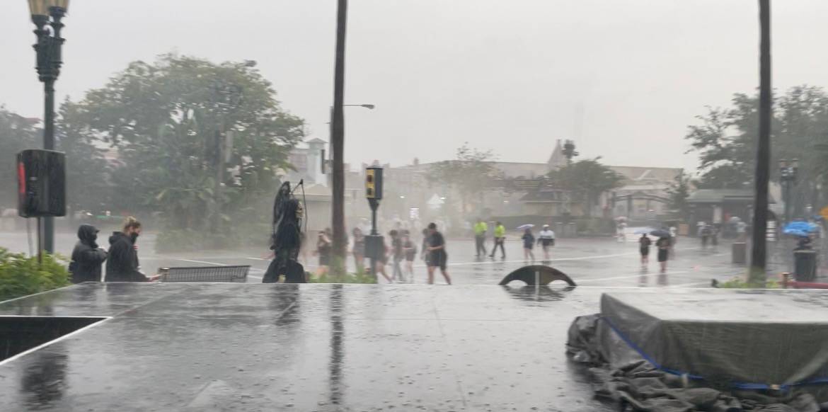 rain at disney world