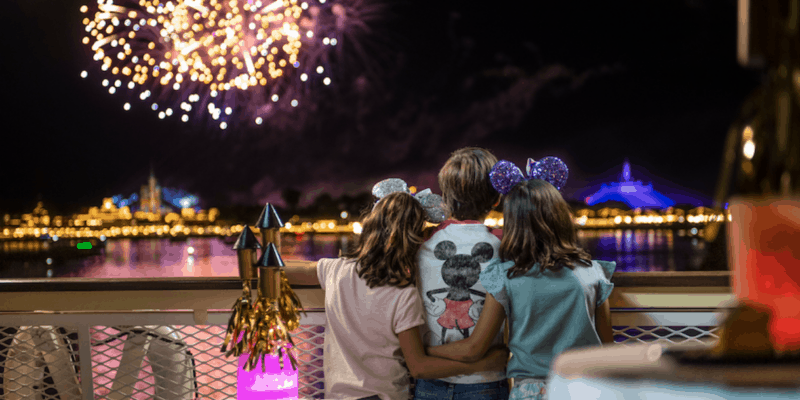 Fireworks in the sky