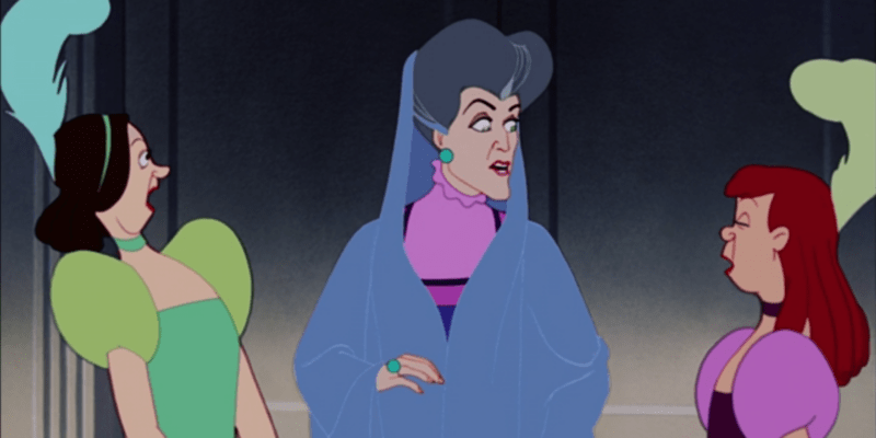 Drizella (left), Lady Tremaine (middle), Anastasia (right)