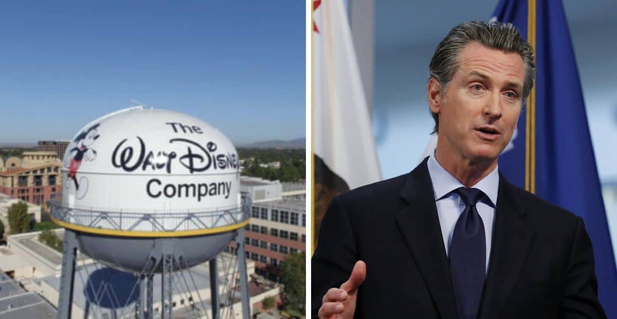 Disney Gavin Newsom