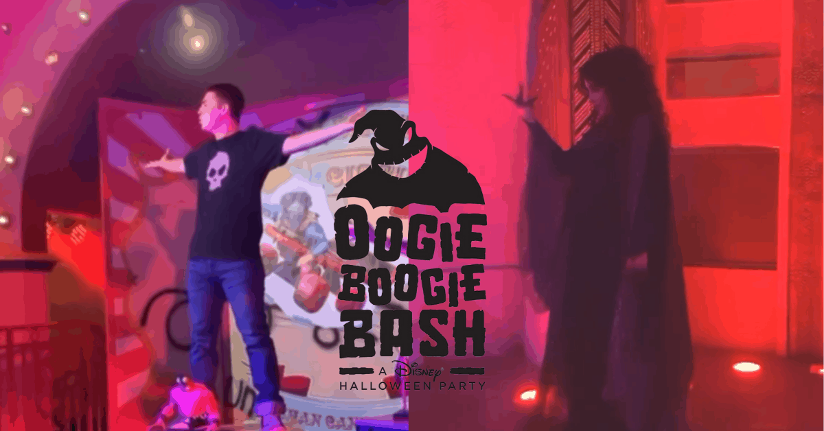 sid and agatha harkness at oogie boogie bash