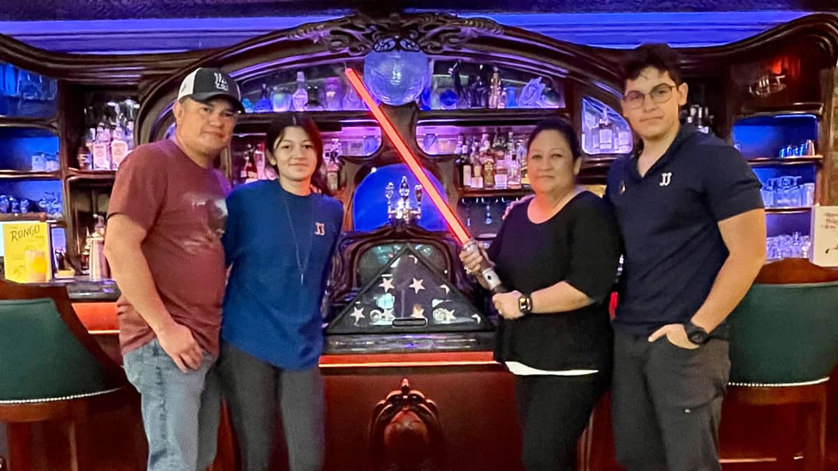 lopez family lightsaber disneyland