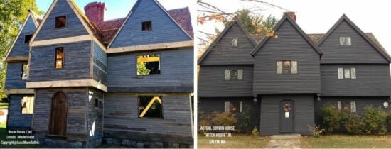 Hocus Pocus 2 vs. Actual Corwin House "Witch House" in Salem, MA