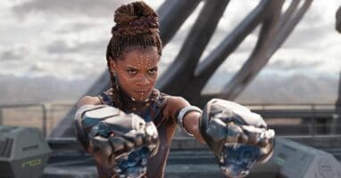 Letitia Wright in "Black Panther"