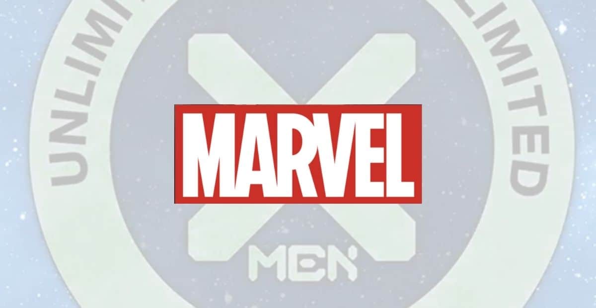 Marvel logo over the X-Men comic logo