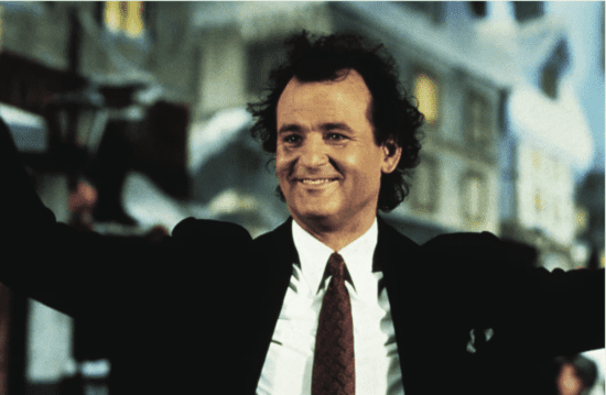 Bill Murray wearing a suit and tie