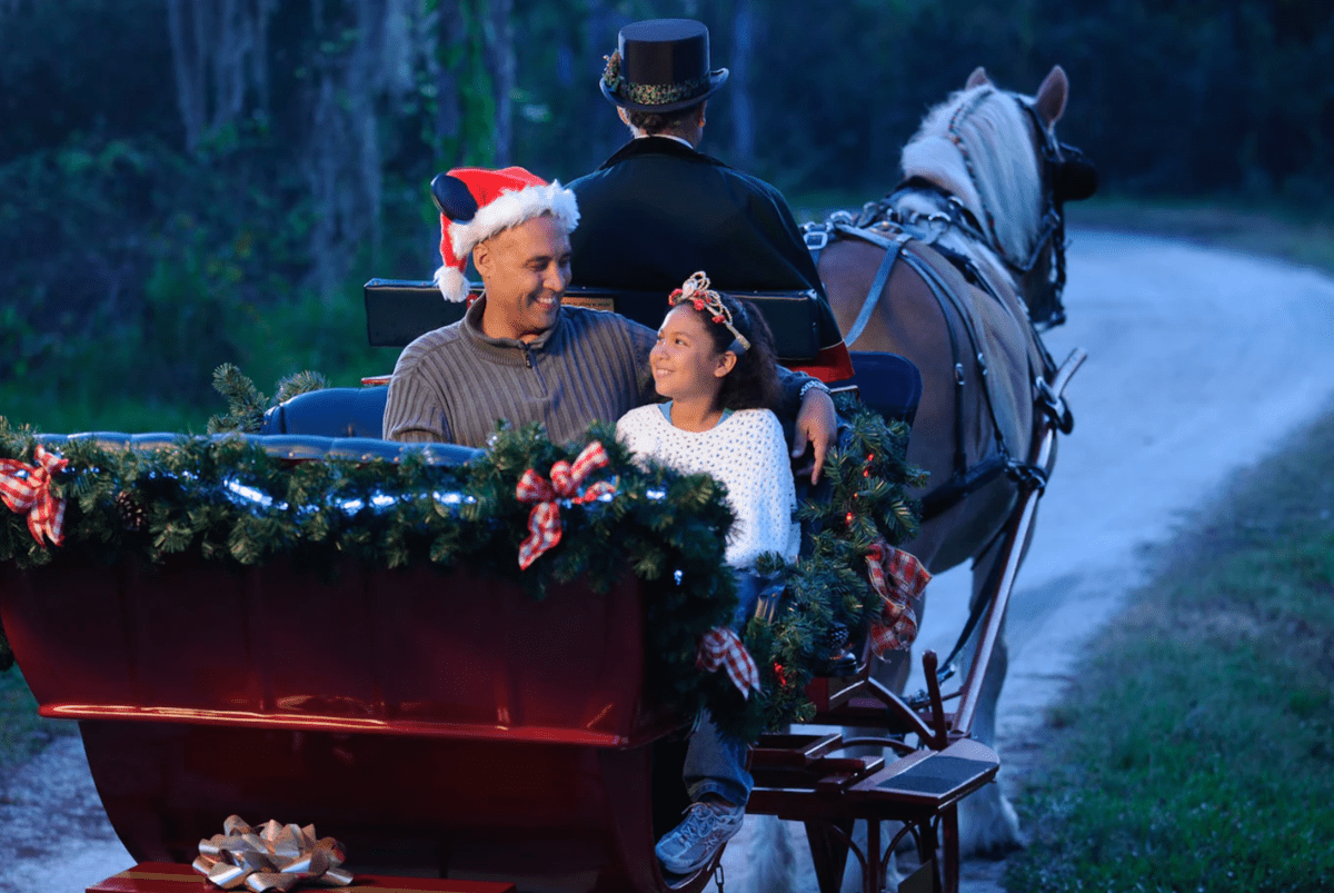 holiday sleigh rides disney