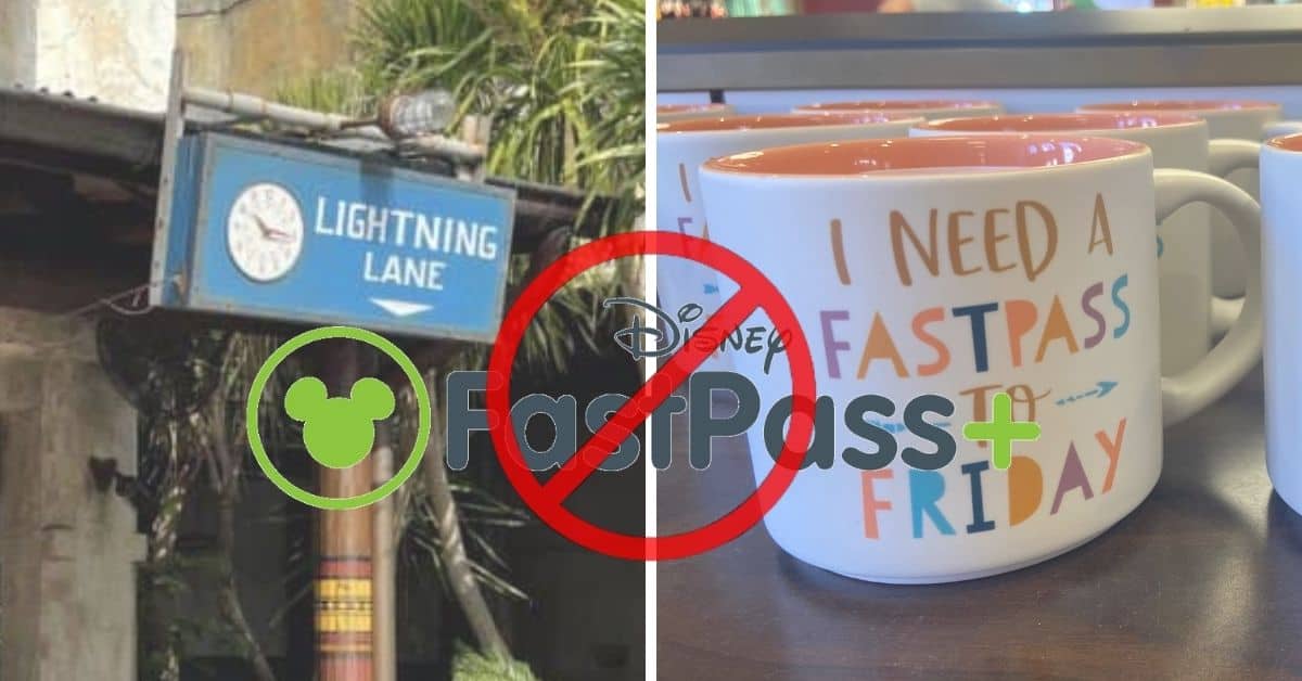 lightning lane disney fastpass coffee mug