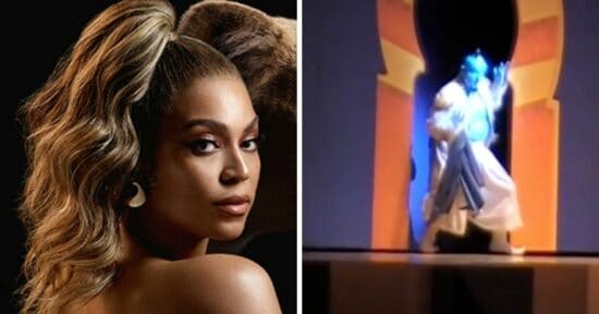 beyonce (left) genie (right)