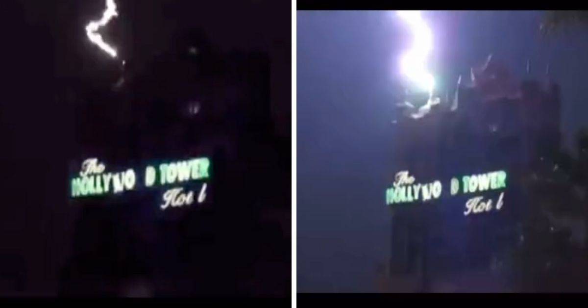 tower of terror lightning strike
