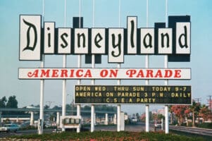 Disneyland sign