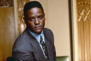 Blair Underwood wearing a suit and tie