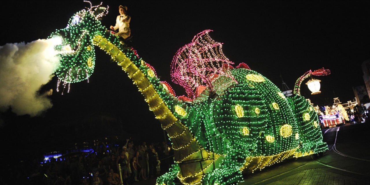 Dragon in Main Street Electrical Parade