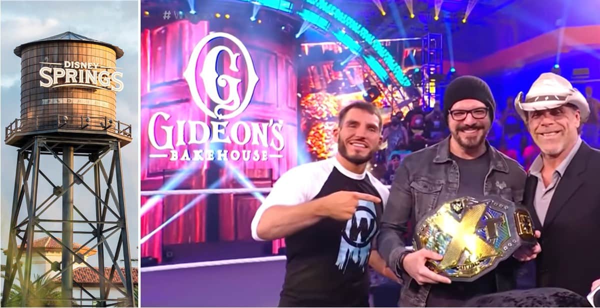 Johnny Gargano holding a sign