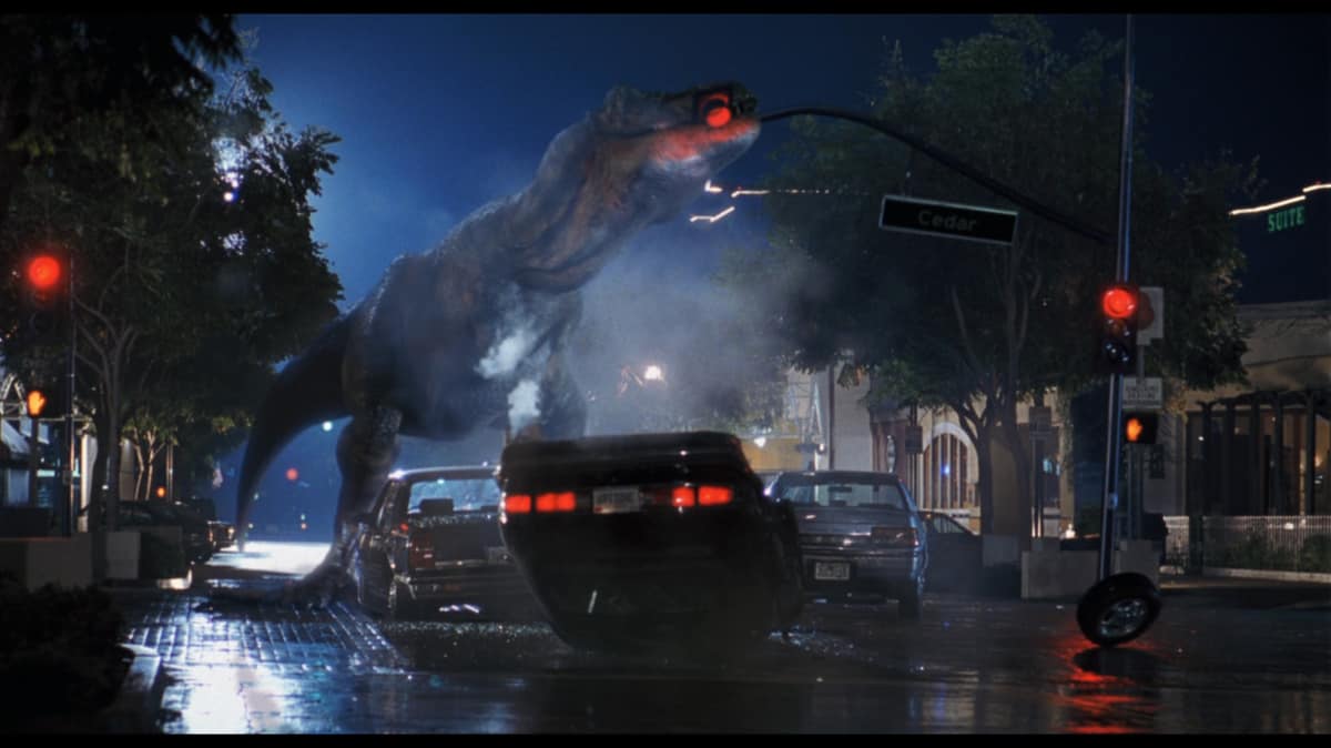 The T-Rex in San Diego in 'The Lost World: Jurassic Park'
