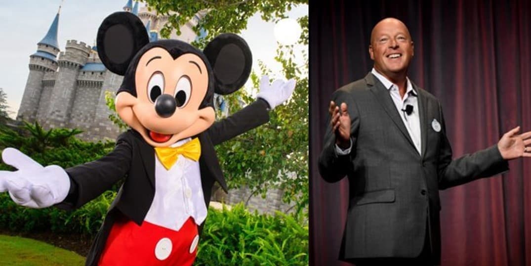 Mickey and Bob Chapek