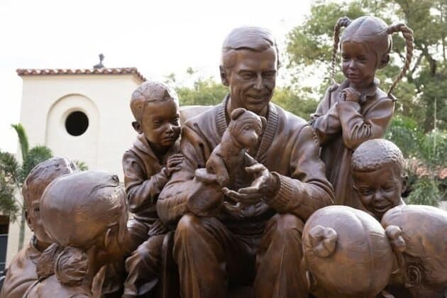 A statue of a person