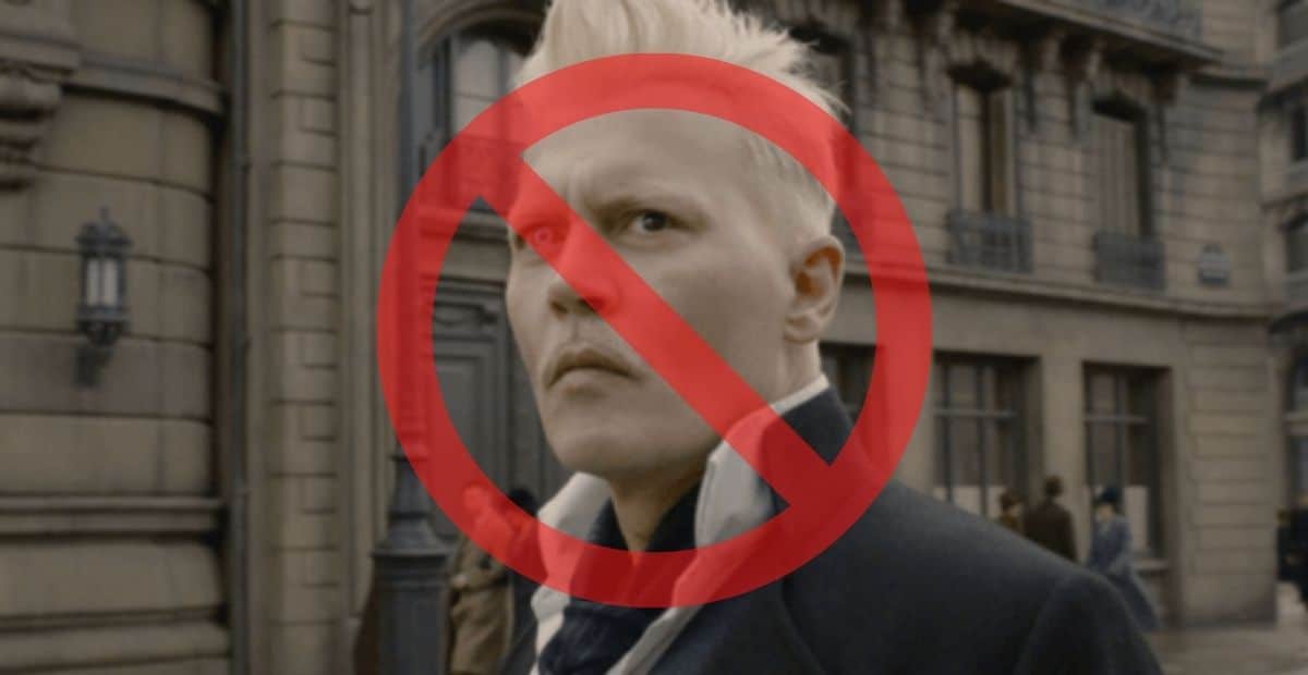 Johnny Depp as Grindelwald/ Banned
