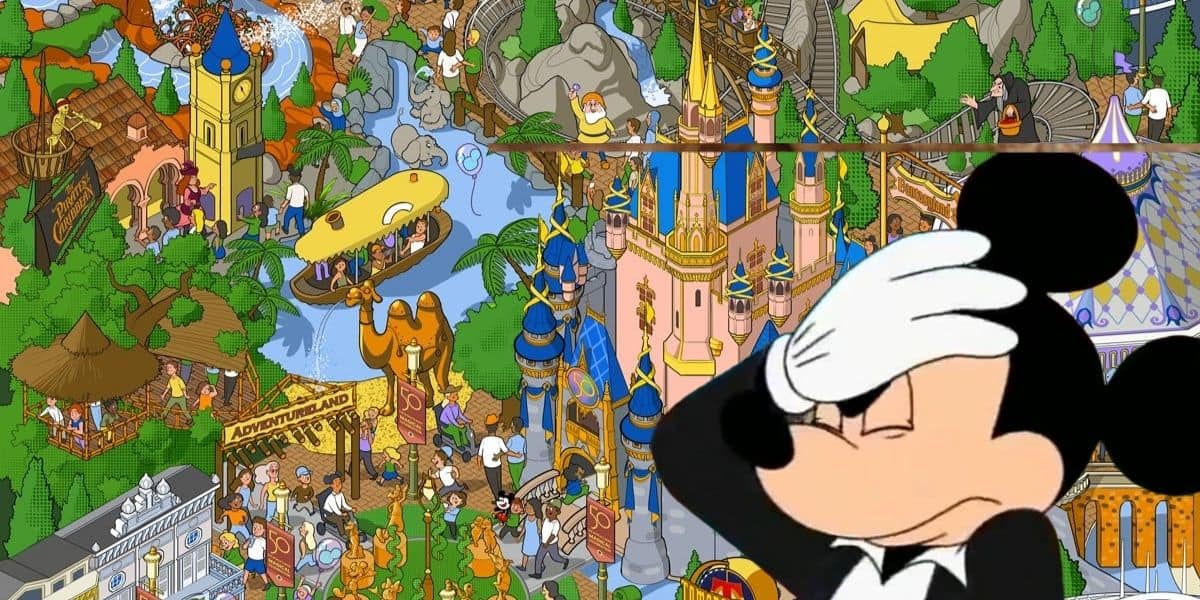 disney world art map error