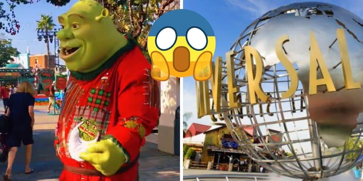 shrek covid universal christmas