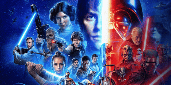 Full 'Star Wars' Cast with Disney+ Logo