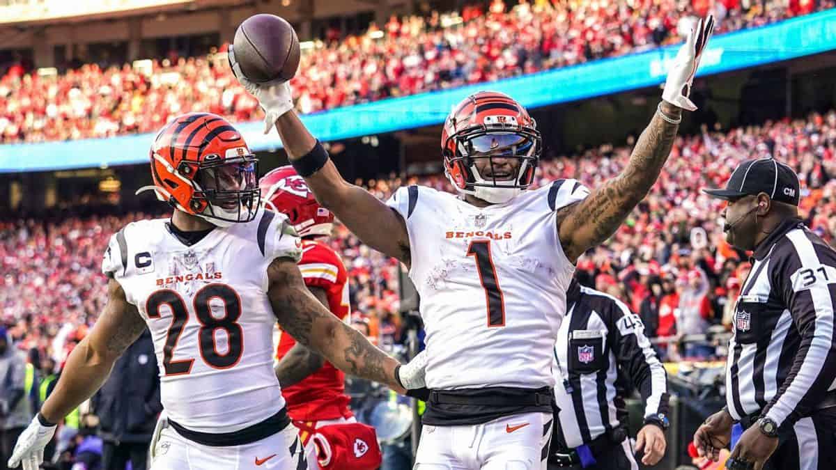 afc championship bengals touchdown