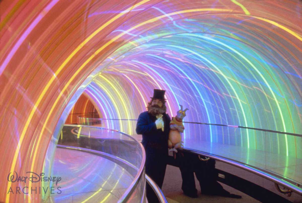 dreamfinder and figment rainbow tunnel original ride EPCOT