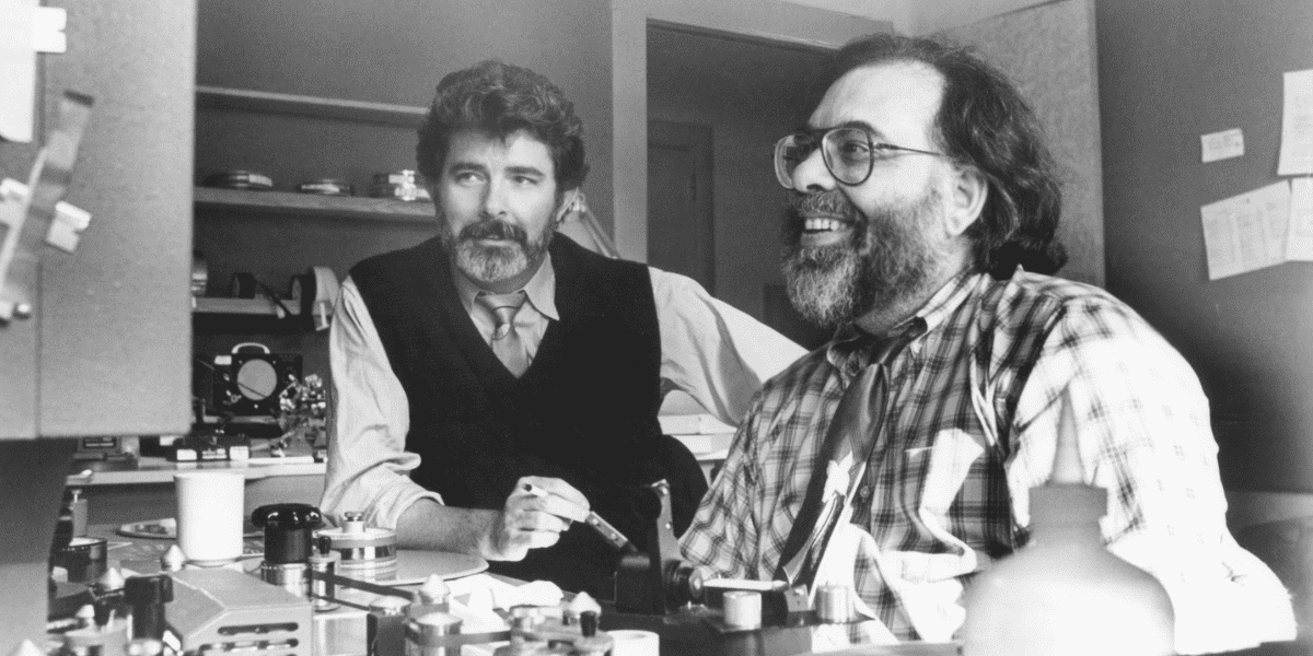 George Lucas (left) with Francis Ford Coppola (right)