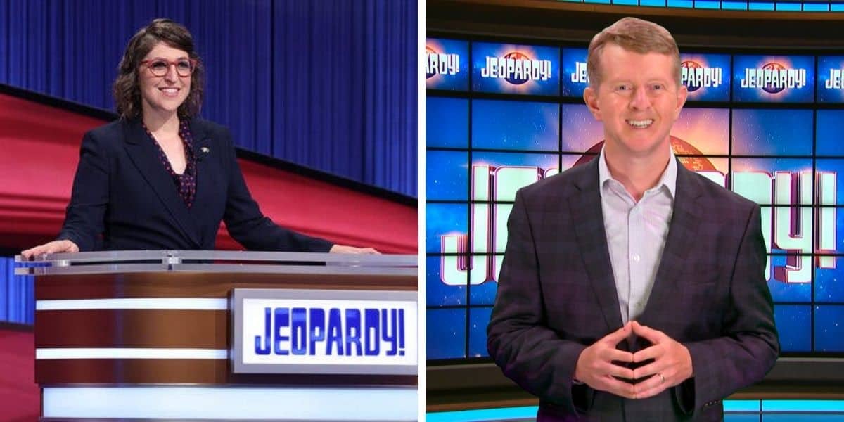 mayium bialik (left) ken jennings (right)