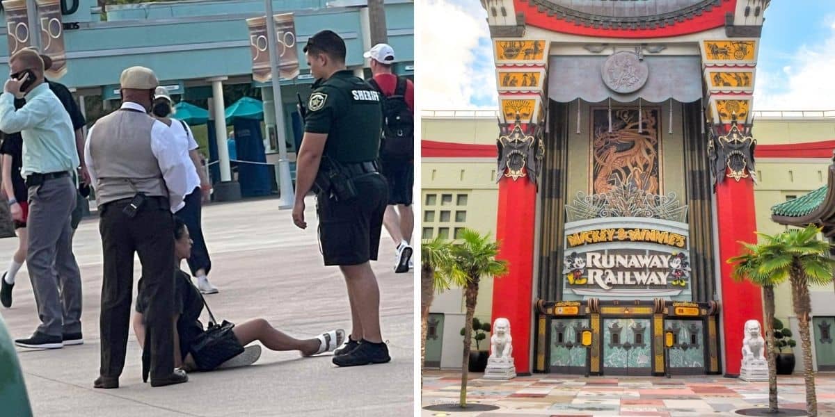 woman handcuffed hollywood studios