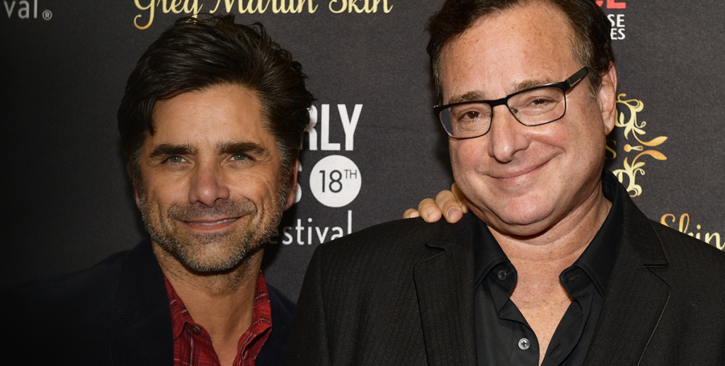 john stamos (left) and bob saget (right)