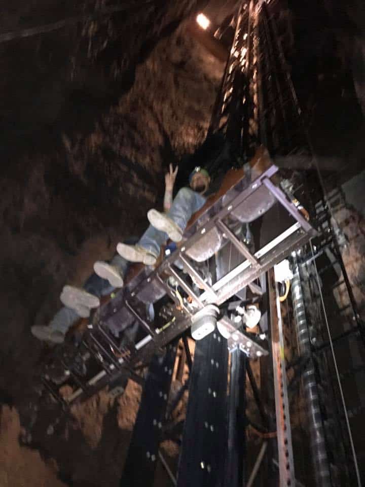 mine drop