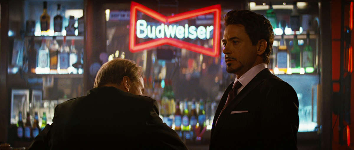 Tony Stark (Robert Downey Jr.) talking to General Ross