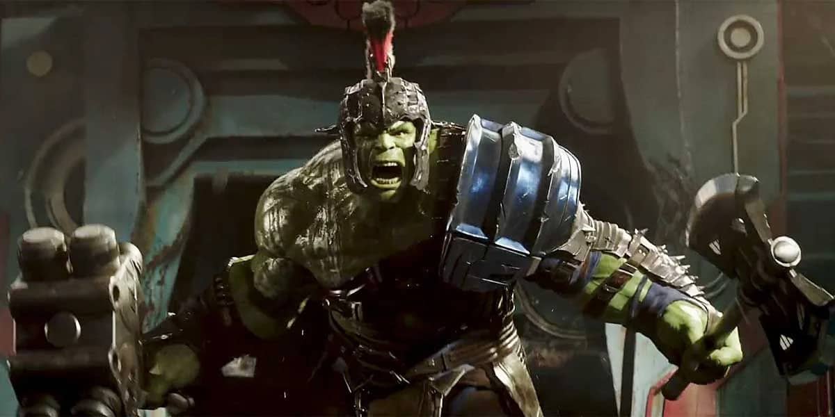 Mark Ruffalo as the Hulk in Thor: Ragnarok