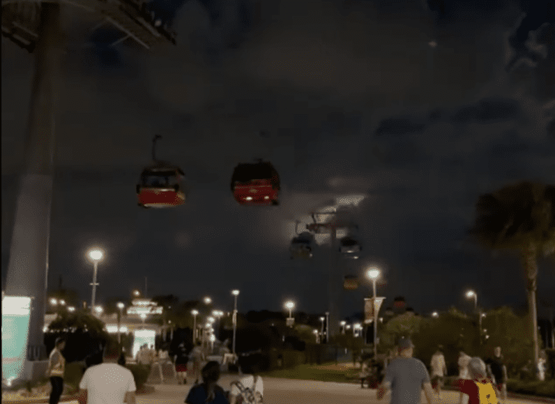 disney skyliner lightning