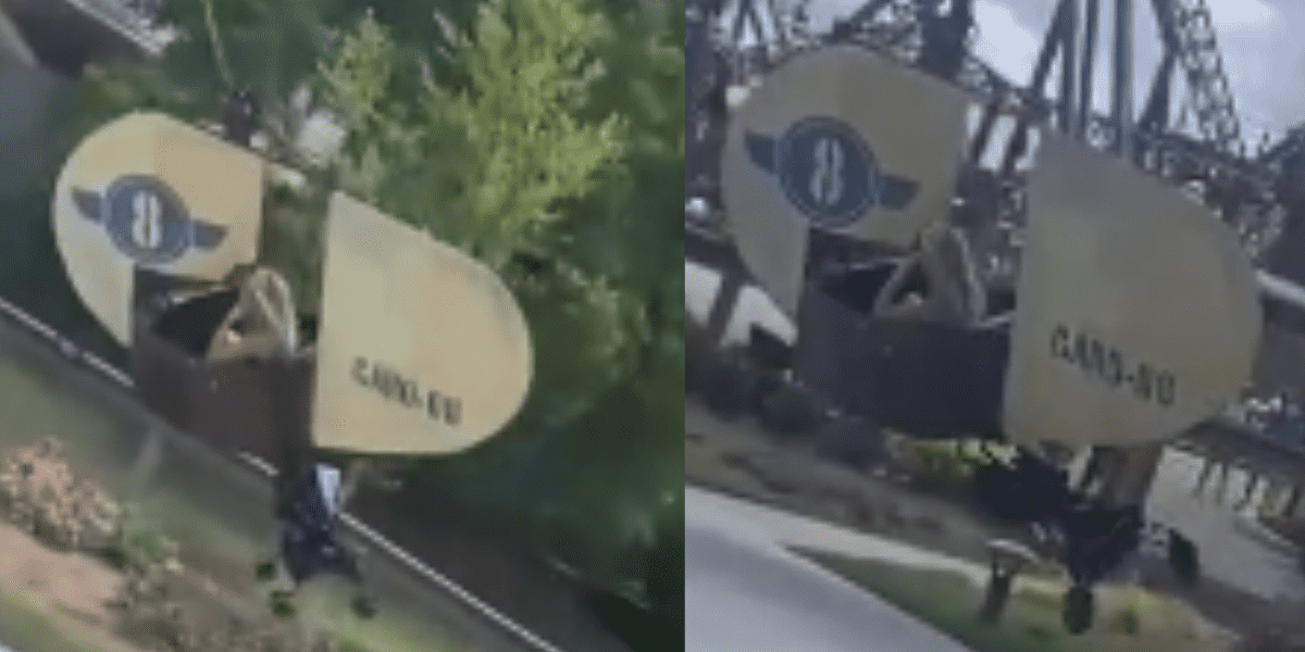 Stroller Stuck on Carowinds Ride